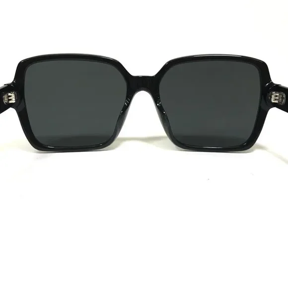 CHANEL Sunglasses 5408-A c.1026/S4 Black White Oversize Square with Black Lenses - Picture 9 of 12